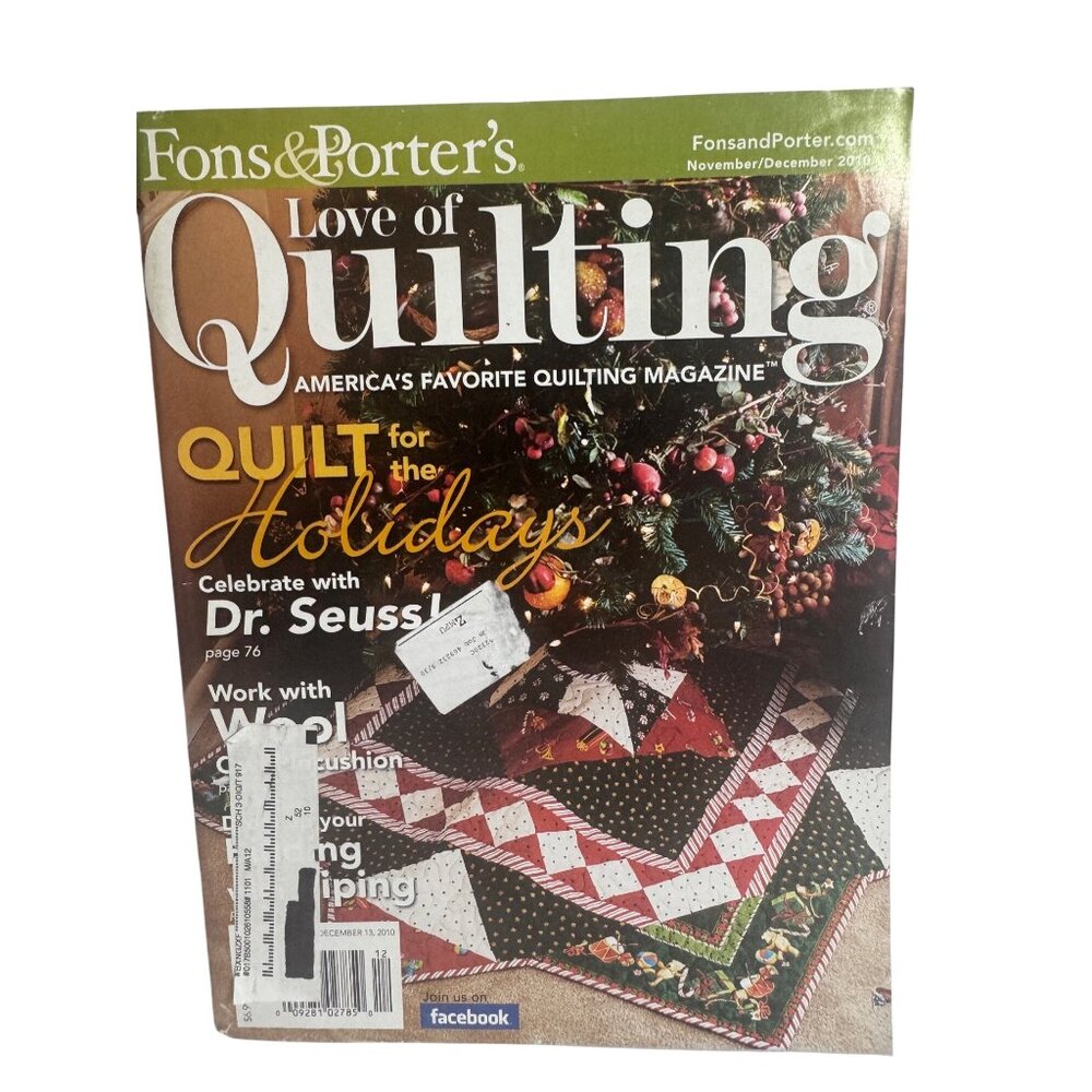 Fons & Porter Love Of Quilting Magazine November December 2010 Quilting Projects